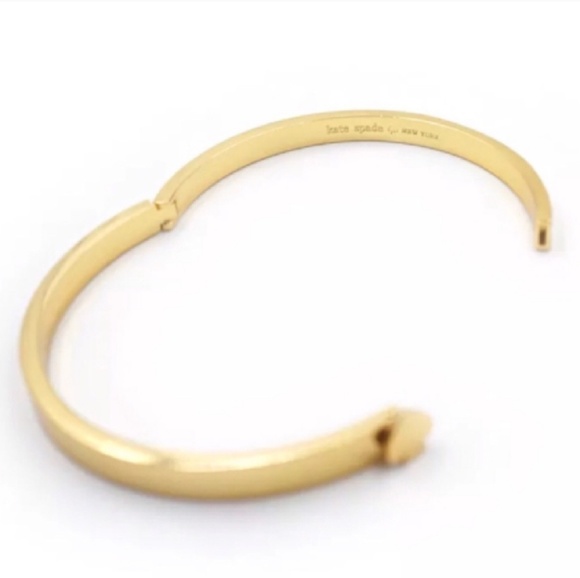 ♤New Kate Spade hinge thin gold bangle♤ - Picture 2 of 6